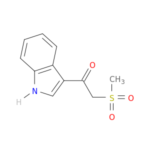 Ethanone, 1-(1H-indol-3-yl)-2-(methylsulfonyl)-