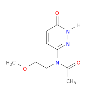 Acetamide, N-(1,6-dihydro-6-oxo-3-pyridazinyl)-N-(2-methoxyethyl)-