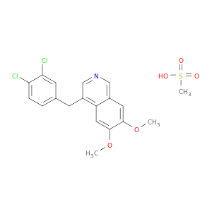 4-(3,4-DICHLOROBENZYL)-6,7-DIMETHOXYISOQUINOLINE METHANESULFONATE