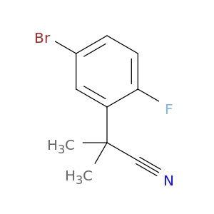 2-(5-Bromo-2-fluorophenyl)-2-methylpropanenitrile