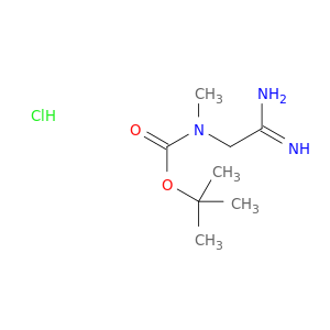 tert-butyl N-(2-amino-2-iminiumylethyl)-N-methylcarbamate chloride