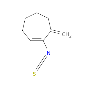 Cycloheptene, 1-isothiocyanato-7-methylene-