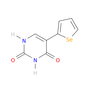 2,4(1H,3H)-Pyrimidinedione, 5-selenophene-2-yl-