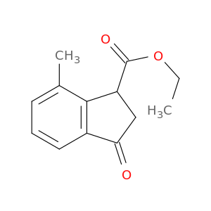 1H-Indene-1-carboxylic acid, 2,3-dihydro-7-methyl-3-oxo-, ethyl ester