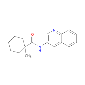 Cyclohexanecarboxamide, 1-methyl-N-3-quinolinyl-
