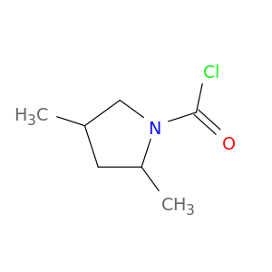 1-吡咯烷羰基氯,2,4-二甲基-