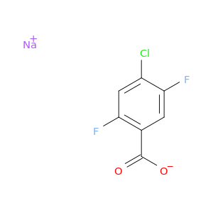 4-氯-2,5-二氟苯甲酸钠