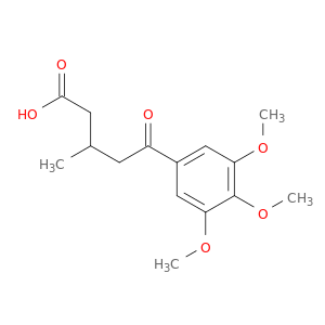 3-Methyl-5-oxo-5-(3,4,5-trimethoxyphenyl)valeric acid
