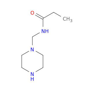 Propanamide,N-(1-piperazinylmethyl)-