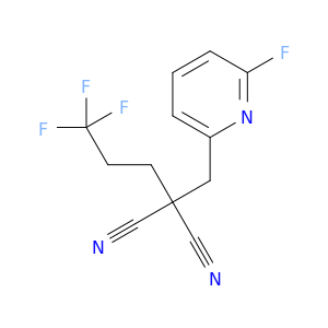 Propanedinitrile, [(6-fluoro-2-pyridinyl)methyl](3,3,3-trifluoropropyl)-