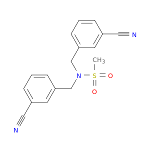 N,N-Bis[(3-Cyanophenyl)methyl]methanesulfonamide