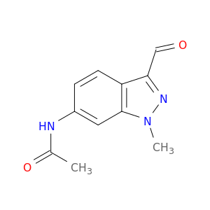 Acetamide, N-(3-formyl-1-methyl-1H-indazol-6-yl)-