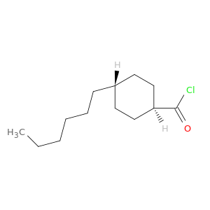 Cyclohexanecarbonyl chloride, 4-hexyl-, trans-