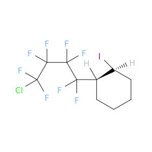 Cyclohexane, 1-(4-chloro-1,1,2,2,3,3,4,4-octafluorobutyl)-2-iodo-, cis-