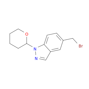 1H-Indazole, 5-(bromomethyl)-1-(tetrahydro-2H-pyran-2-yl)-