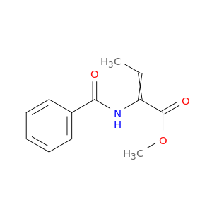 2-Butenoic acid, 2-(benzoylamino)-, methyl ester