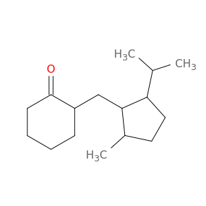 Cyclohexanone, 2-[[2-methyl-5-(1-methylethyl)cyclopentyl]methyl]-