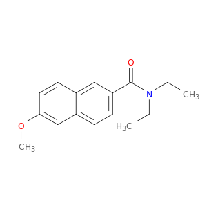 2-Naphthalenecarboxamide, N,N-diethyl-6-methoxy-