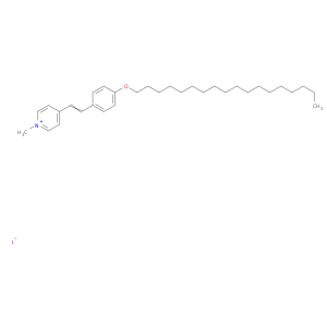 Pyridinium, 1-methyl-4-[2-[4-(octadecyloxy)phenyl]ethenyl]-, iodide