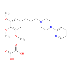 1-(pyridin-2-yl)-4-[3-(3,4,5-trimethoxyphenyl)propyl]piperazine ethanedioate(1:1)