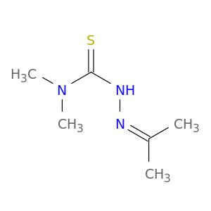 Hydrazinecarbothioamide, N,N-dimethyl-2-(1-methylethylidene)-