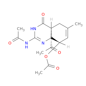 (4as,8s,8as)-8a-acetyl-2-(acetylamino)-6-methyl-4-oxo-3,4,4a,5,8,8a-hexahydroquinazolin-8-yl acetate