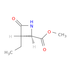 2-Azetidinecarboxylic acid, 3-ethyl-4-oxo-, methyl ester, cis-