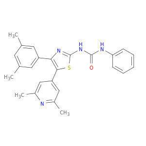 N-[4-(3,5-DIMETHYLPHENYL)-5-(2,6-DIMETHYL-4-PYRIDYL)-1,3-THIAZOL-2-YL]-N'-PHENYLUREA