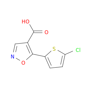 5-(5-chlorothiophen-2-yl)-1,2-oxazole-4-carboxylic acid