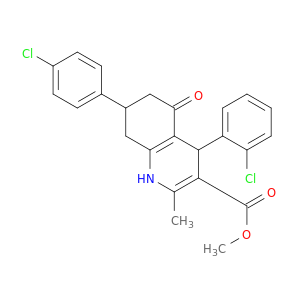 METHYL 4-(2-CHLOROPHENYL)-7-(4-CHLOROPHENYL)-2-METHYL-5-OXO-4,6,7,8-TETRAHYDRO-1H-QUINOLINE-3-CARBOXYLATE