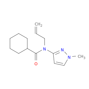 Cyclohexanecarboxamide, N-(1-methyl-1H-pyrazol-3-yl)-N-2-propenyl-