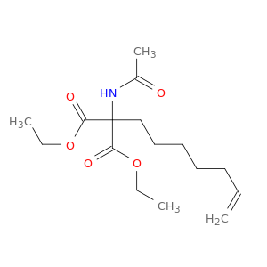 Propanedioic acid, 2-(acetylamino)-2-(6-hepten-1-yl)-, 1,3-diethyl ester