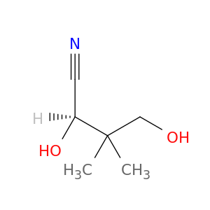 Butanenitrile, 2,4-dihydroxy-3,3-dimethyl-, (2R)-