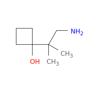 1-(1-氨基-2-甲基丙-2-基)环丁烷-1-醇