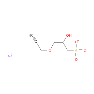 1-Propanesulfonic acid,2-hydroxy-3-(2-propyn-1-yloxy)-, sodium salt, hydrate (1:1:1)