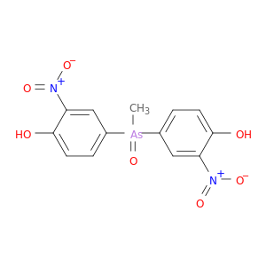 Phenol,4,4'-(methylarsinylidene)bis[2-nitro- (9CI)