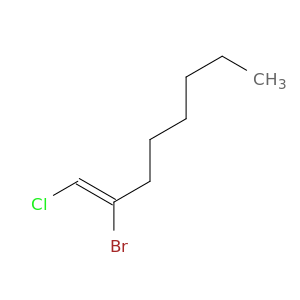 1-Octene, 2-bromo-1-chloro-, (Z)-