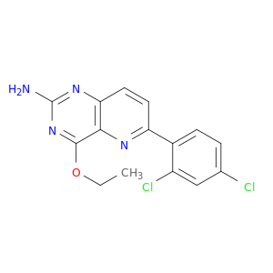 Pyrido[3,2-d]pyrimidin-2-amine, 6-(2,4-dichlorophenyl)-4-ethoxy-