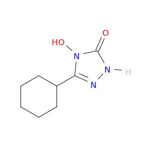 3H-1,2,4-Triazol-3-one, 5-cyclohexyl-2,4-dihydro-4-hydroxy-