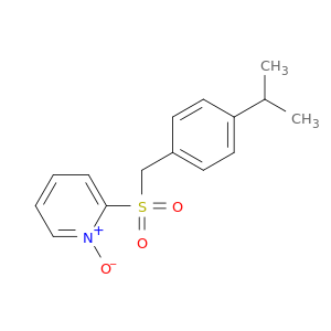 Pyridine, 2-[[[4-(1-methylethyl)phenyl]methyl]sulfonyl]-, 1-oxide