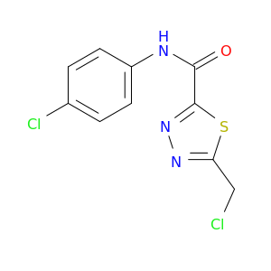 5-(Chloromethyl)-N-(4-chlorophenyl)-1,3,4-thiadiazole-2-carboxamide