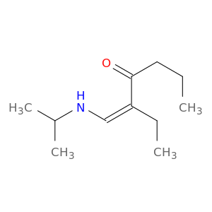 4-Heptanone, 3-[[(1-methylethyl)amino]methylene]-, (Z)-