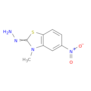 2(3H)-Benzothiazolone, 3-methyl-5-nitro-, hydrazone