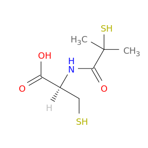 Cysteine,N-(2-mercapto-2-methyl-1-oxopropyl)-