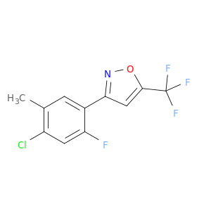 Isoxazole, 3-(4-chloro-2-fluoro-5-methylphenyl)-5-(trifluoromethyl)-