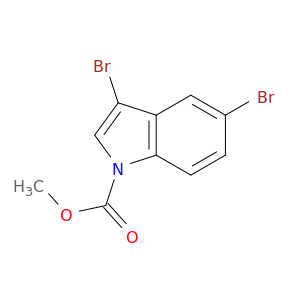 1H-Indole-1-carboxylic acid, 3,5-dibromo-, methyl ester