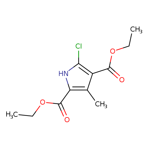 Diethyl 5-chloro-3-methyl-1H-pyrrole-2,4-dicarboxylate