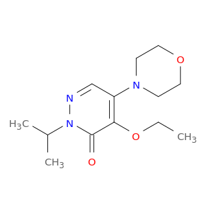 3(2H)-Pyridazinone, 4-ethoxy-2-(1-methylethyl)-5-(4-morpholinyl)-