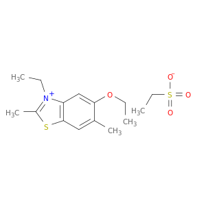 Benzothiazolium, 5-ethoxy-3-ethyl-2,6-dimethyl-, ethanesulfonate