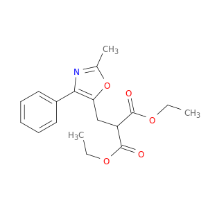 Propanedioic acid, [(2-methyl-4-phenyl-5-oxazolyl)methyl]-, diethyl ester